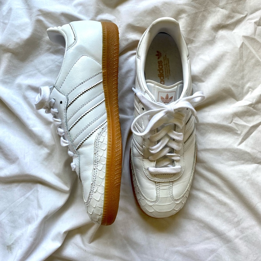 White Adidas Sambas - Limited Edition